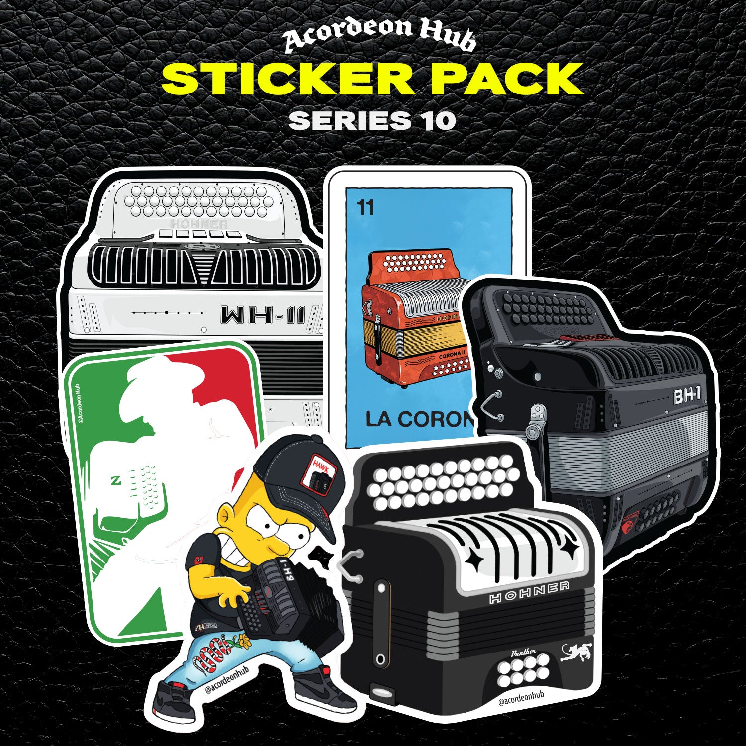 Hohner Sticker Pack - Series 10